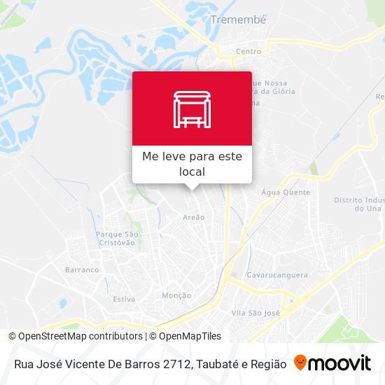 Rua José Vicente De Barros 2712 mapa