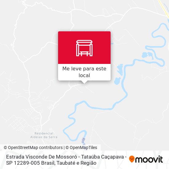 Estrada Visconde De Mossoró - Tataúba Caçapava - SP 12289-005 Brasil mapa