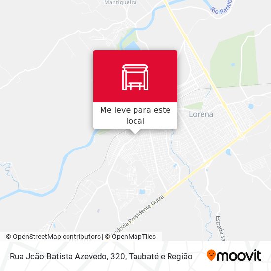 Rua João Batista Azevedo, 320 mapa