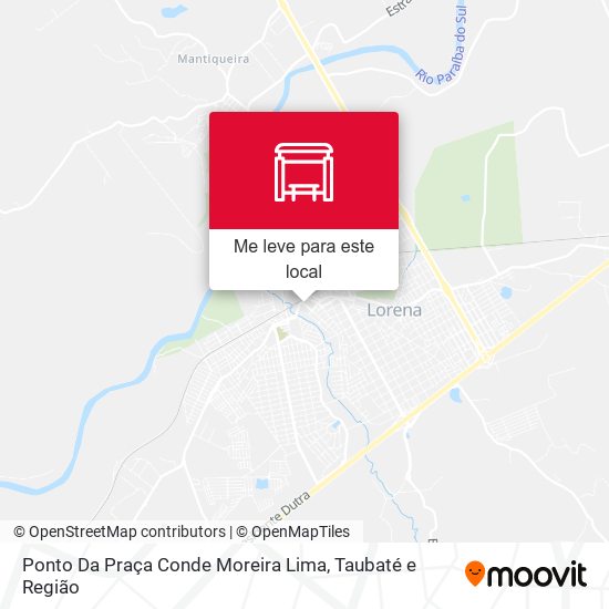 Ponto Da Praça Conde Moreira Lima mapa