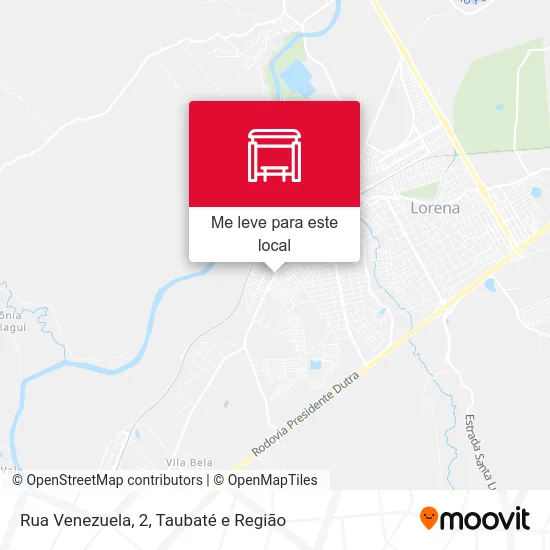 Rua Venezuela, 2 mapa