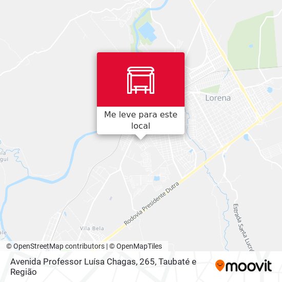Avenida Professor Luísa Chagas, 265 mapa