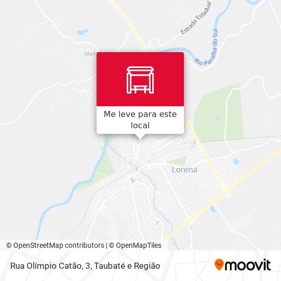 Rua Olímpio Catão, 3 mapa