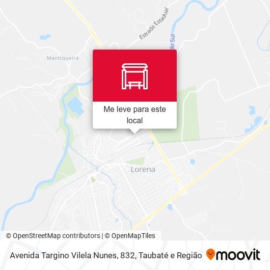 Avenida Targino Vilela Nunes, 832 mapa