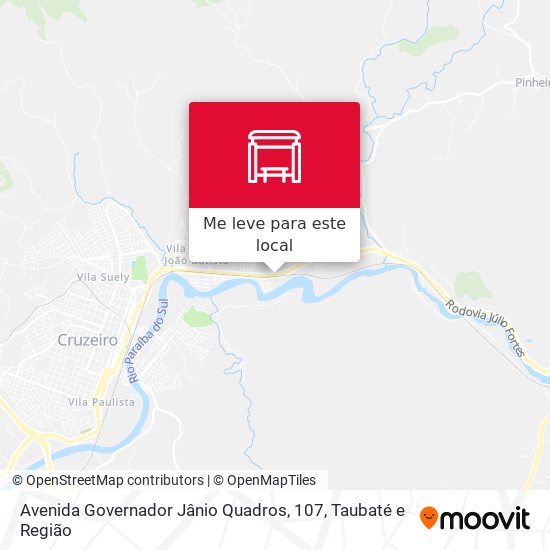 Avenida Governador Jânio Quadros, 107 mapa
