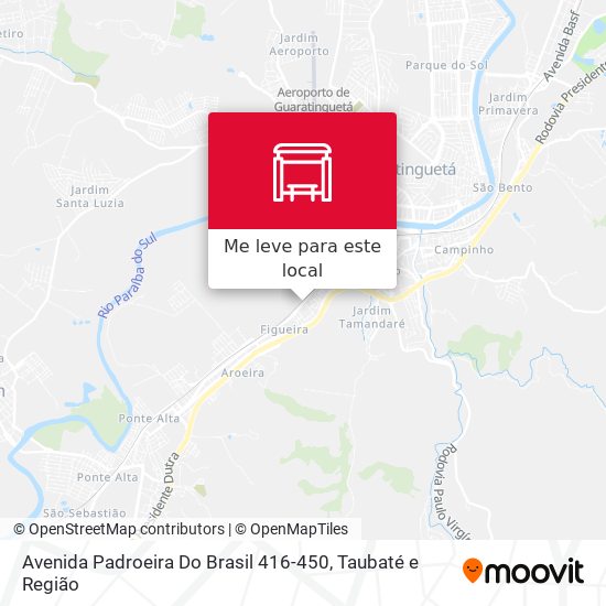 Avenida Padroeira Do Brasil 416-450 mapa