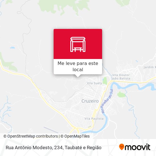 Rua Antônio Modesto, 234 mapa