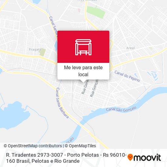 R. Tiradentes 2973-3007 - Porto Pelotas - Rs 96010-160 Brasil mapa