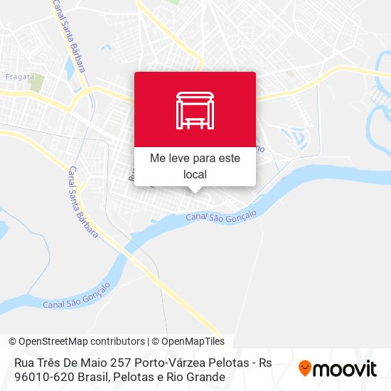 Rua Três De Maio 257 Porto-Várzea Pelotas - Rs 96010-620 Brasil mapa