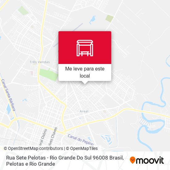 Rua Sete Pelotas - Rio Grande Do Sul 96008 Brasil mapa