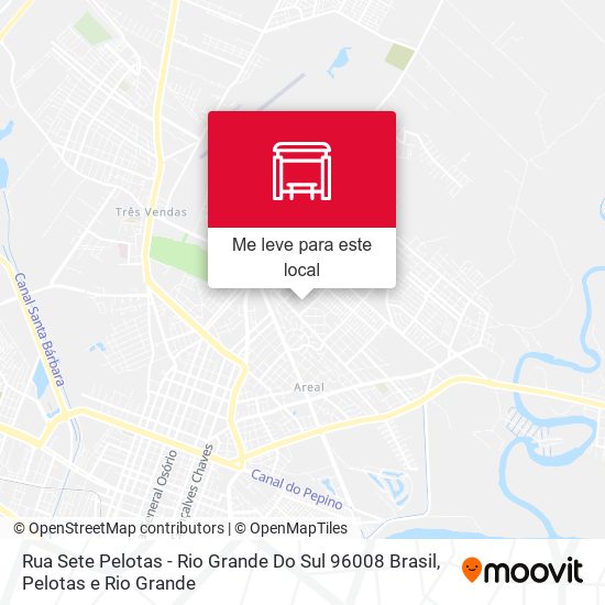 Rua Sete Pelotas - Rio Grande Do Sul 96008 Brasil mapa