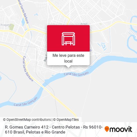 R. Gomes Carneiro 412 - Centro Pelotas - Rs 96010-610 Brasil mapa