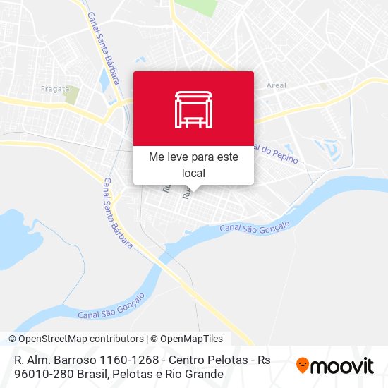 R. Alm. Barroso 1160-1268 - Centro Pelotas - Rs 96010-280 Brasil mapa