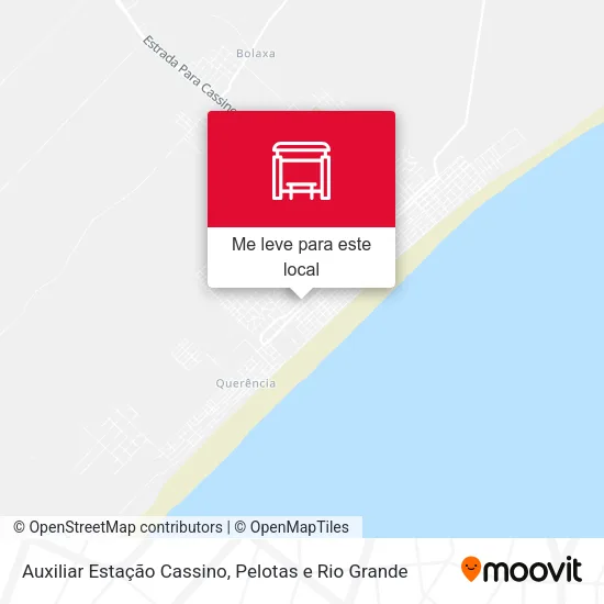 Auxiliar Estação Cassino mapa