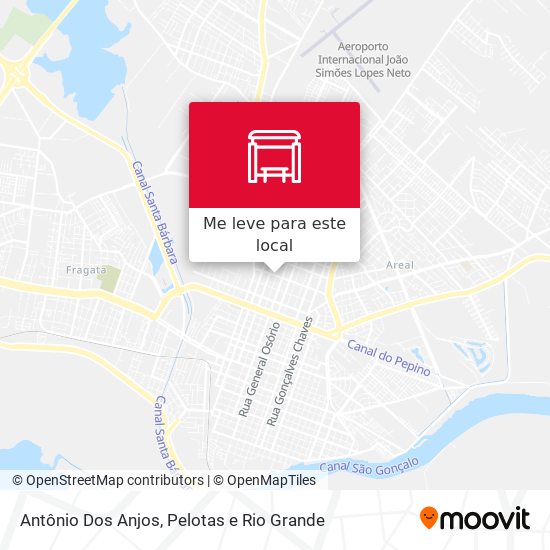 Antônio Dos Anjos mapa