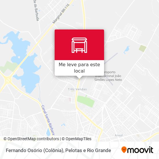 Fernando Osório (Colônia) mapa