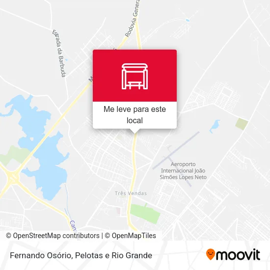 Fernando Osório mapa