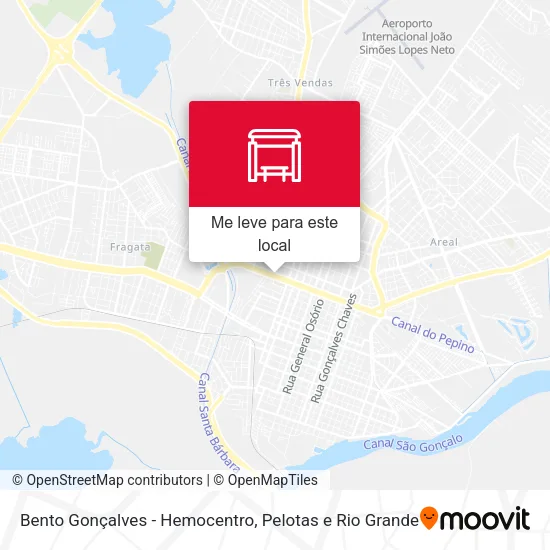 Bento Gonçalves - Hemocentro mapa