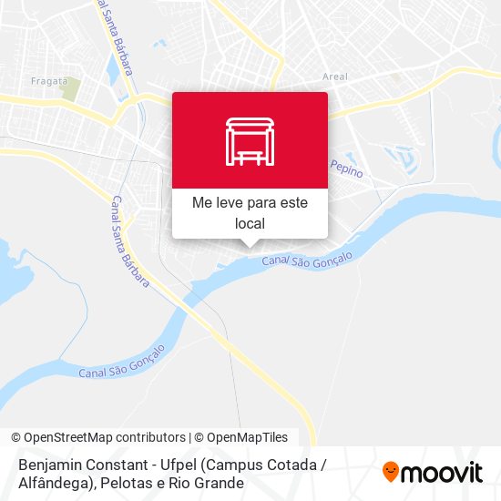Benjamin Constant - Ufpel (Campus Cotada / Alfândega) mapa