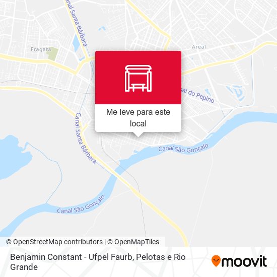 Benjamin Constant - Ufpel Faurb mapa