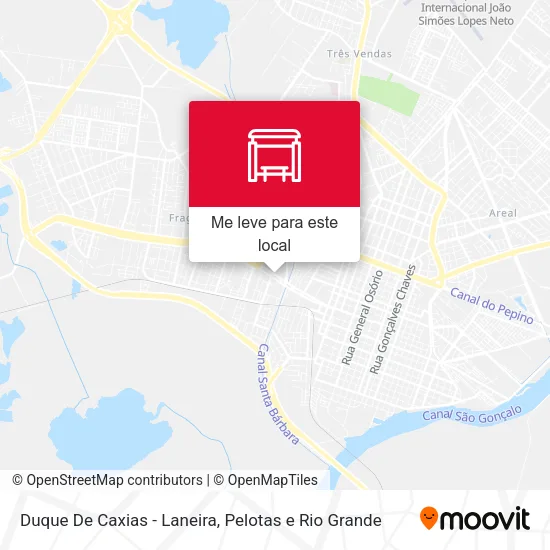 Duque De Caxias - Laneira mapa