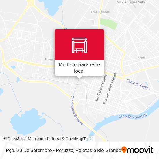 Pça. 20 De Setembro - Peruzzo mapa