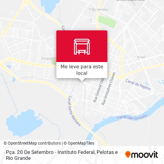 Pça. 20 De Setembro - Instituto Federal mapa