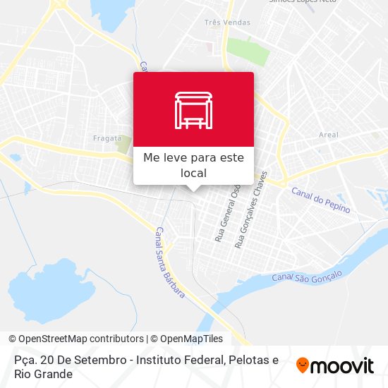 Pça. 20 De Setembro - Instituto Federal mapa