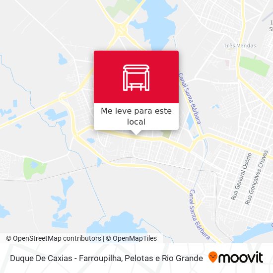 Duque De Caxias - Farroupilha mapa
