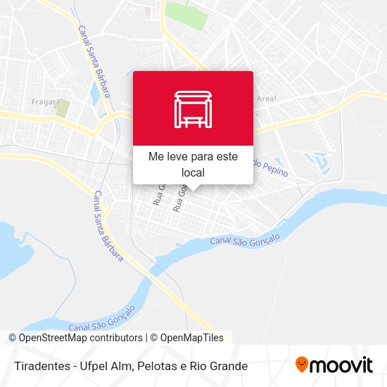 Tiradentes - Ufpel Alm mapa
