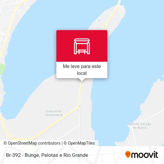 Br-392 - Bunge mapa