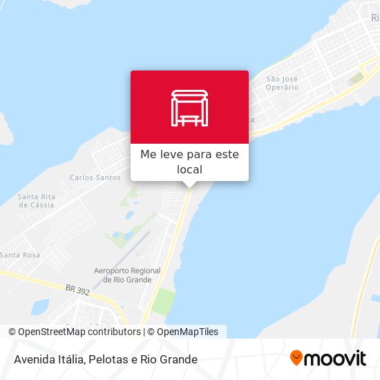Avenida Itália mapa