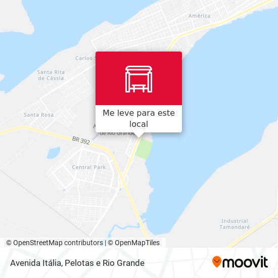 Avenida Itália mapa