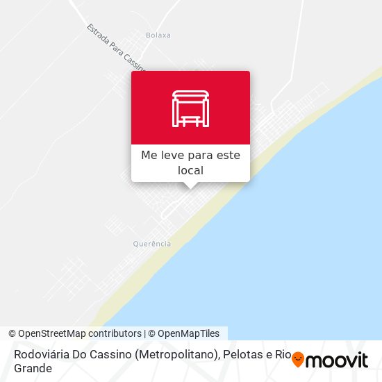 Rodoviária Do Cassino (Metropolitano) mapa