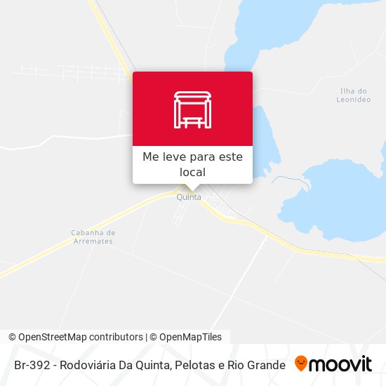 Br-392 - Rodoviária Da Quinta mapa