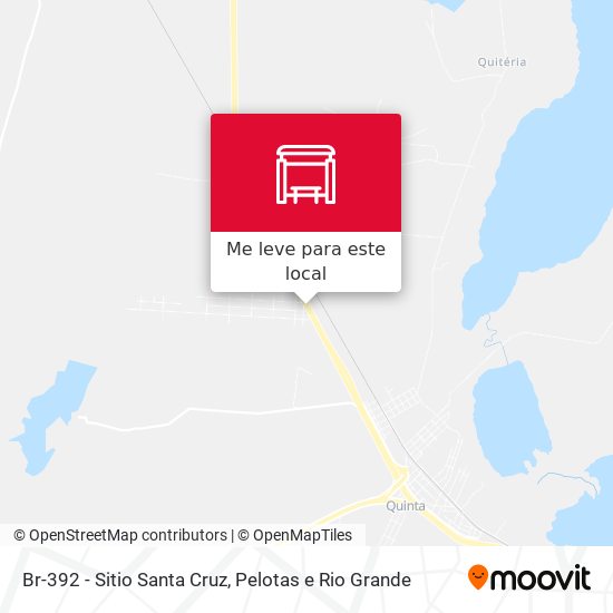 Br-392 - Sitio Santa Cruz mapa