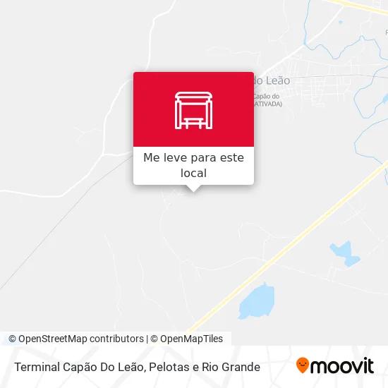 Terminal Capão Do Leão mapa