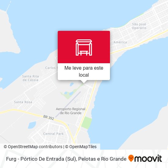 Furg - Pórtico De Entrada (Sul) mapa