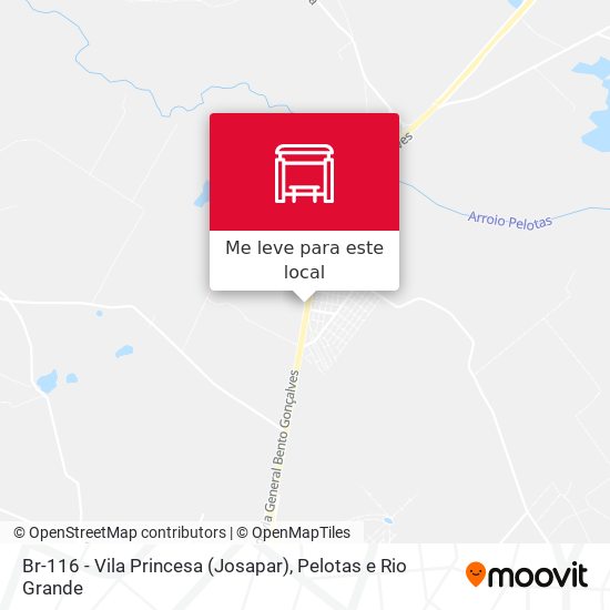 Br-116 - Vila Princesa (Josapar) mapa