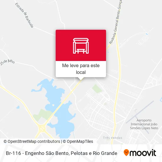 Br-116 - Engenho São Bento mapa