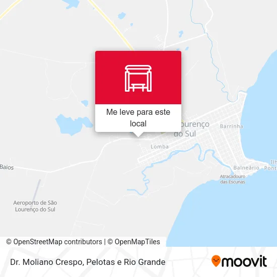 Dr. Moliano Crespo mapa