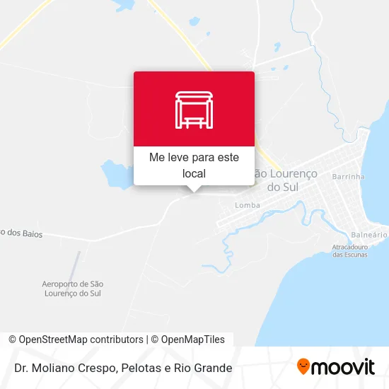 Dr. Moliano Crespo mapa