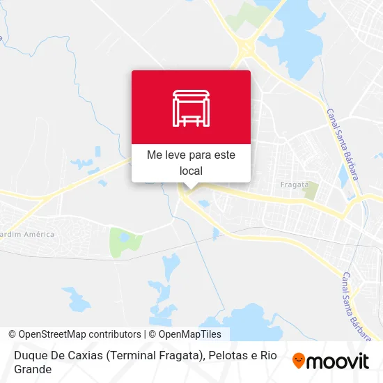 Duque De Caxias (Terminal Fragata) mapa