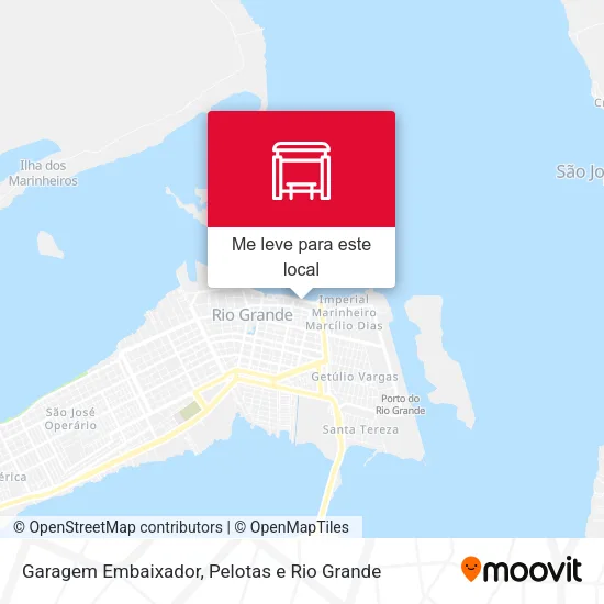 Garagem Embaixador mapa