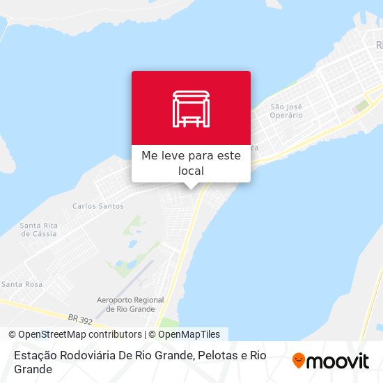 Estação Rodoviária De Rio Grande mapa