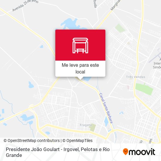 Presidente João Goulart - Irgovel mapa