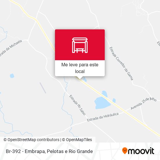 Br-392 - Embrapa mapa