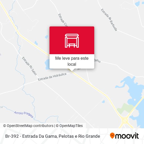 Br-392 - Estrada Da Gama mapa