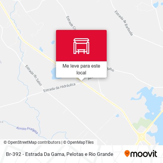 Br-392 - Estrada Da Gama mapa