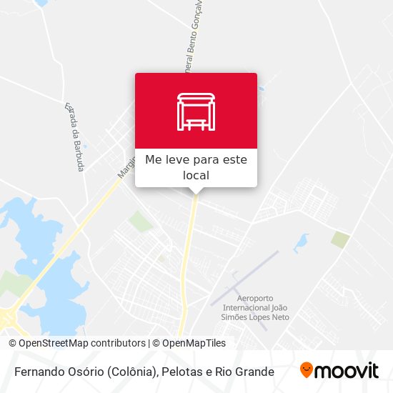 Fernando Osório (Colônia) mapa